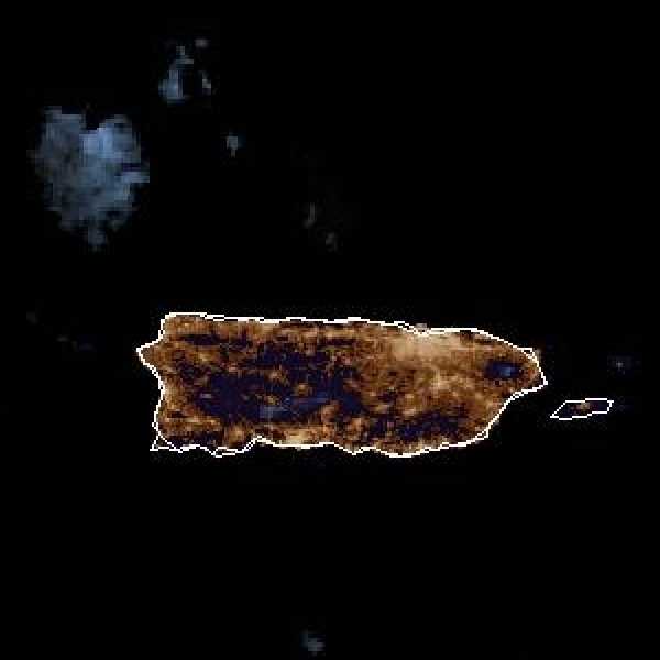 météo tropicale : Image satellite .