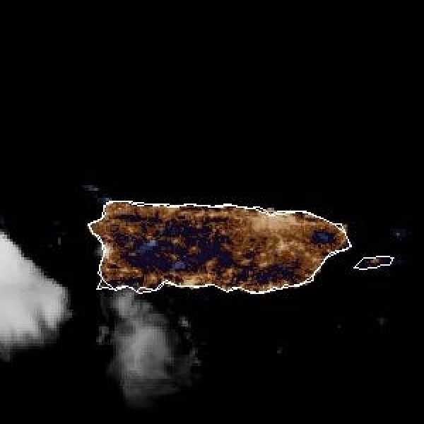 météo tropicale : Image satellite .