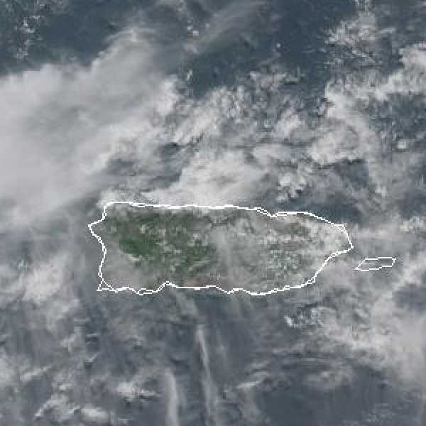 météo tropicale : Image satellite .