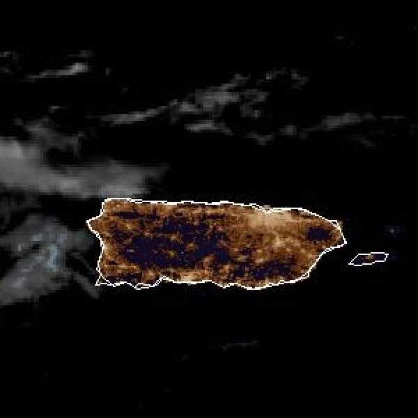 météo tropicale : Image satellite .