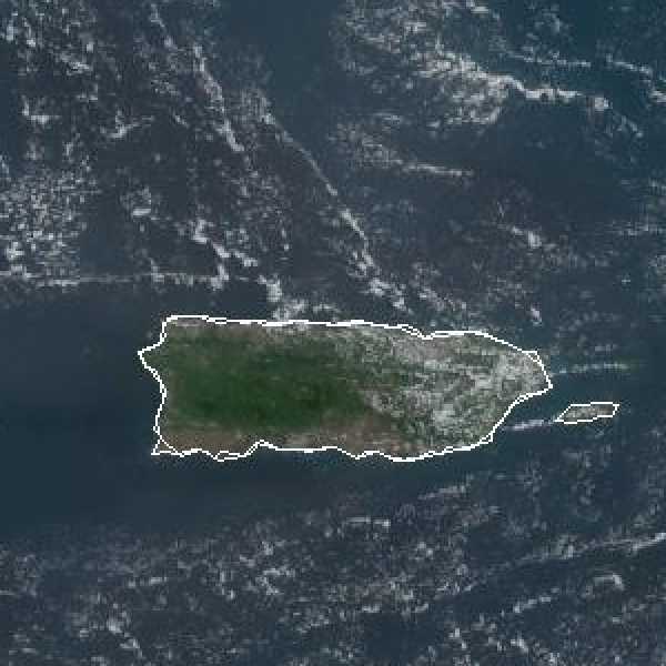 météo tropicale : Image satellite .