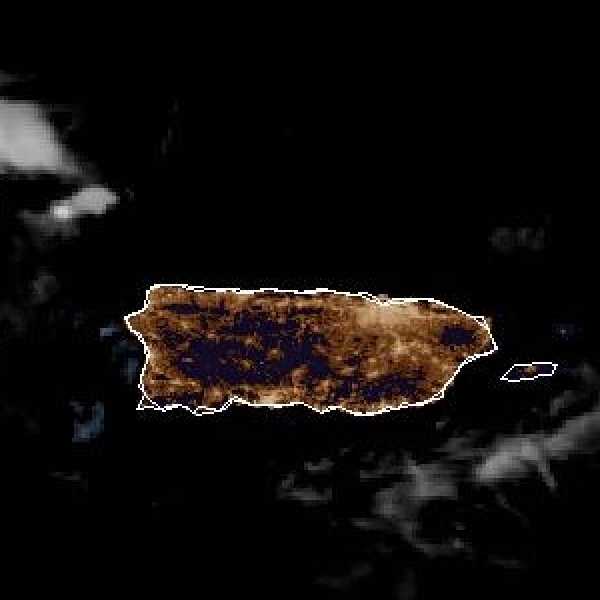 météo tropicale : Image satellite .