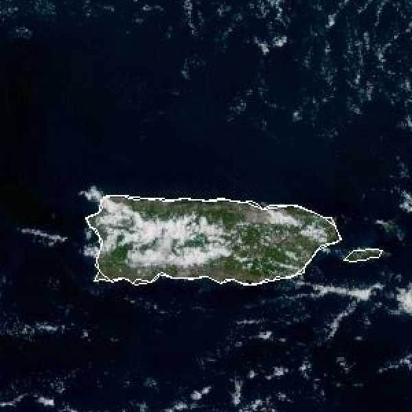 météo tropicale : Image satellite .