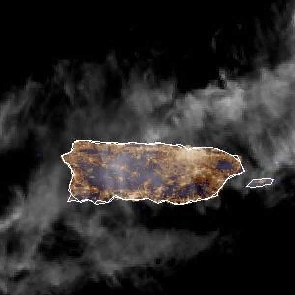 météo tropicale : Image satellite .