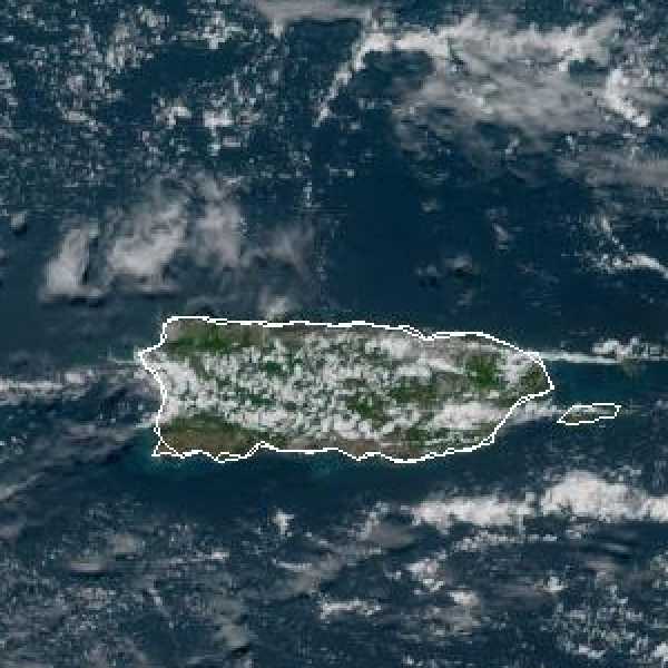 météo tropicale : Image satellite .