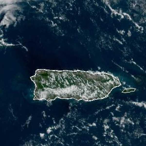 météo tropicale : Image satellite .