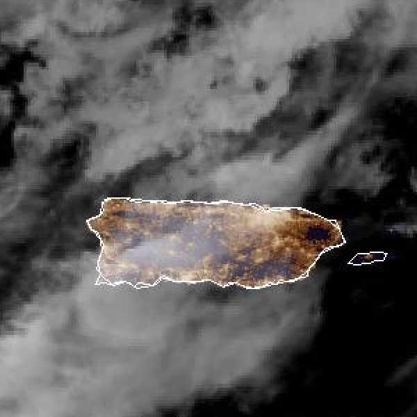 météo tropicale : Image satellite .