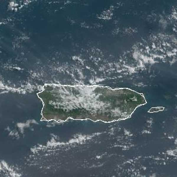 météo tropicale : Image satellite .
