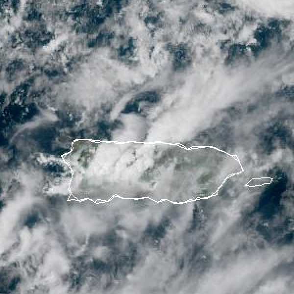 météo tropicale : Image satellite .