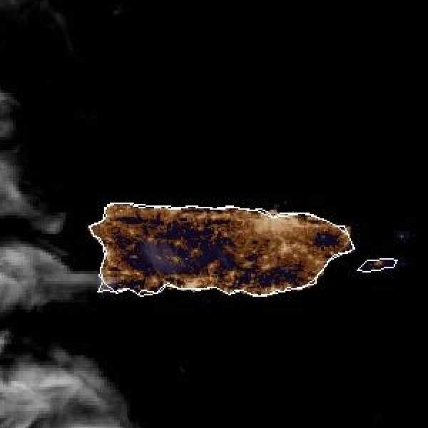 météo tropicale : Image satellite .