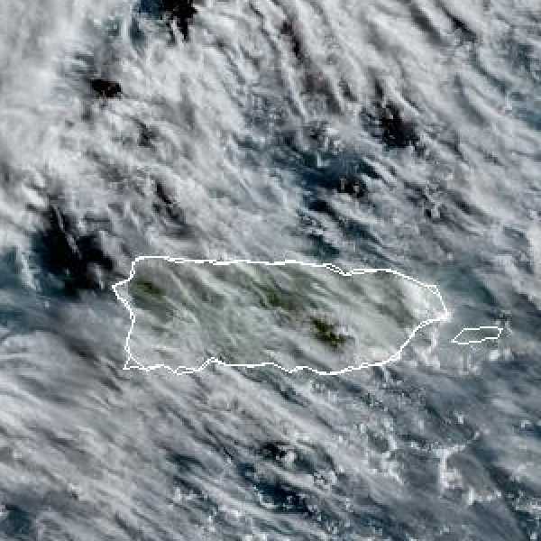 météo tropicale : Image satellite .