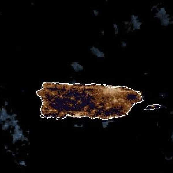 météo tropicale : Image satellite .