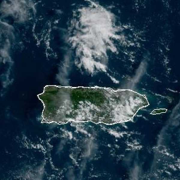 météo tropicale : Image satellite .