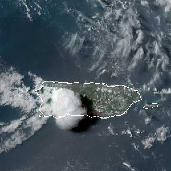 météo tropicale : Image satellite .