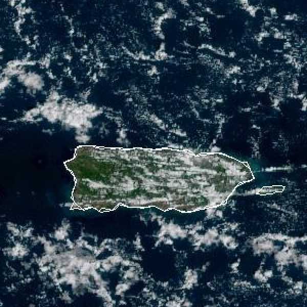 météo tropicale : Image satellite .