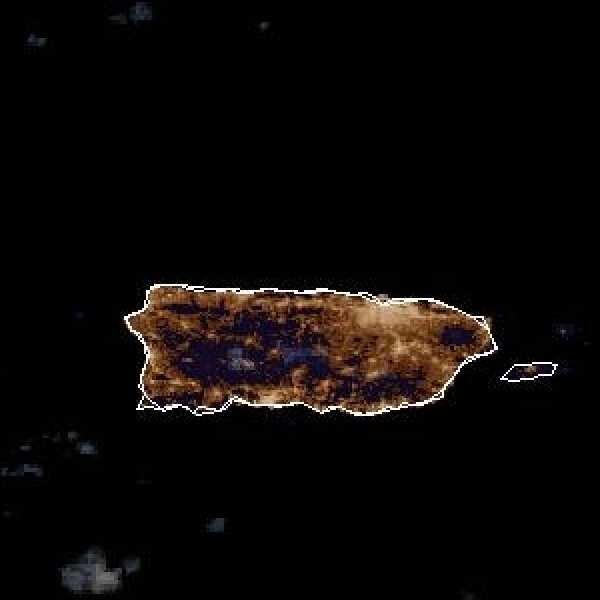 météo tropicale : Image satellite .