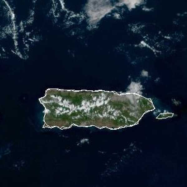 météo tropicale : Image satellite .