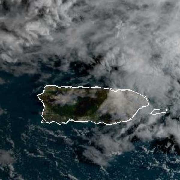 météo tropicale : Image satellite .