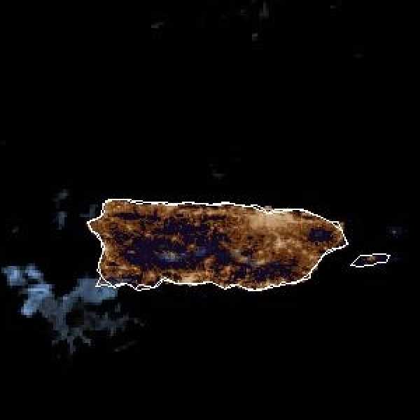 météo tropicale : Image satellite .