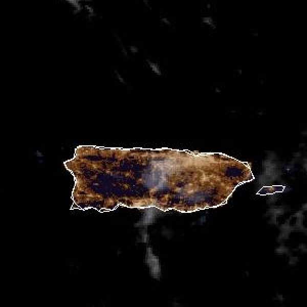 météo tropicale : Image satellite .
