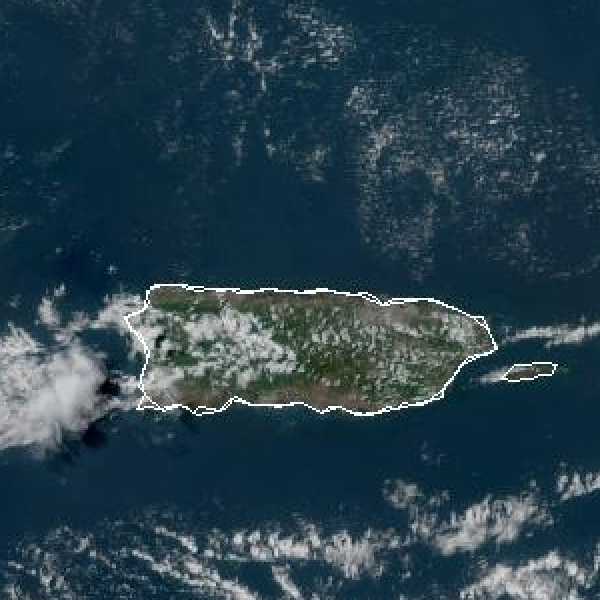 météo tropicale : Image satellite .