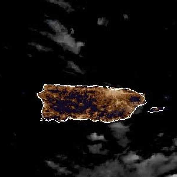 météo tropicale : Image satellite .