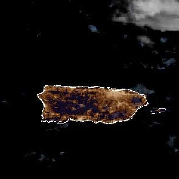 météo tropicale : Image satellite .