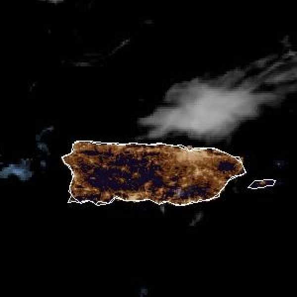 météo tropicale : Image satellite .