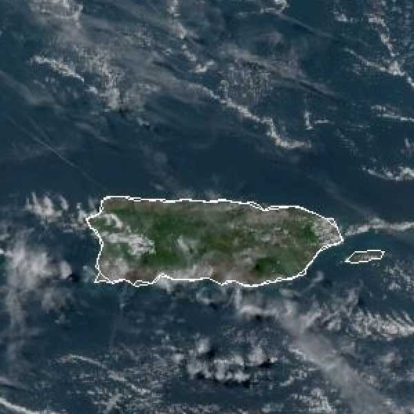 météo tropicale : Image satellite .