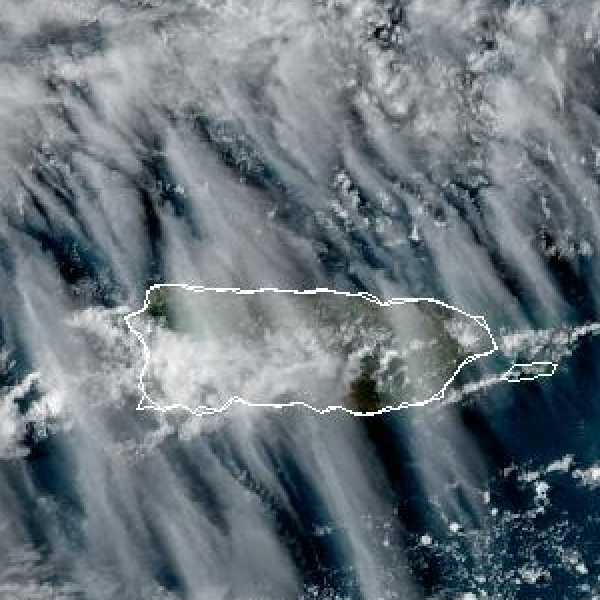 météo tropicale : Image satellite .