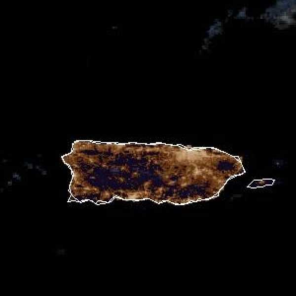 météo tropicale : Image satellite .