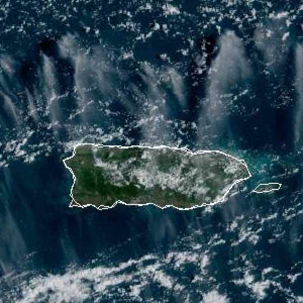 météo tropicale : Image satellite .