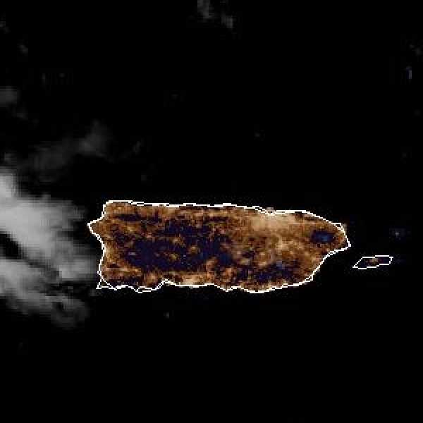 météo tropicale : Image satellite .