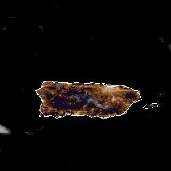 météo tropicale : Image satellite .