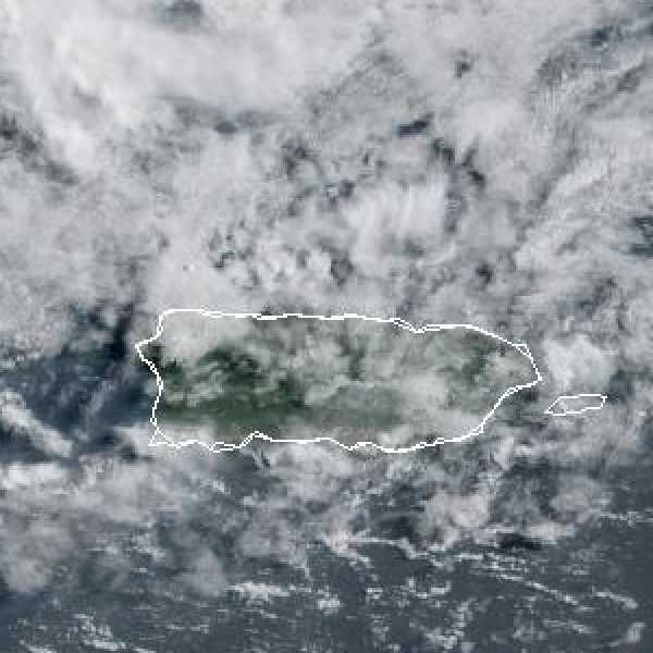 météo tropicale : Image satellite .
