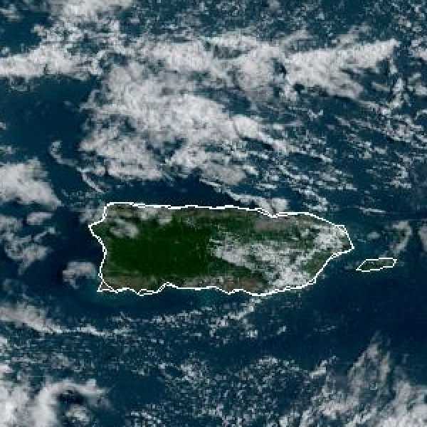 météo tropicale : Image satellite .