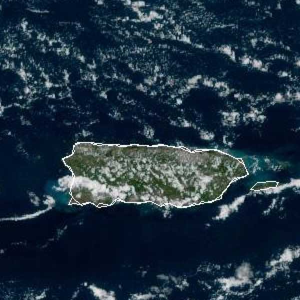 météo tropicale : Image satellite .