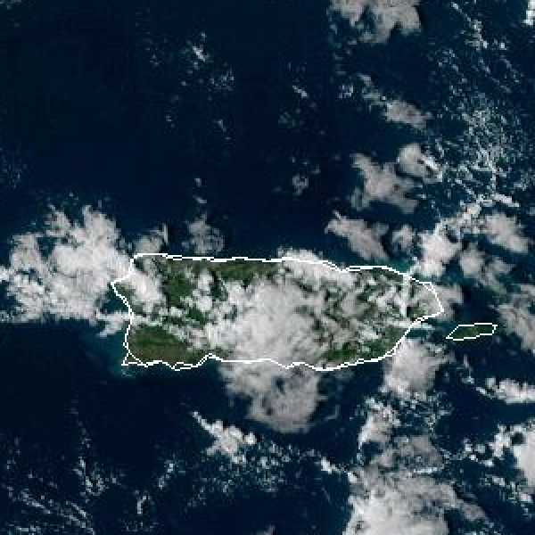 météo tropicale : Image satellite .