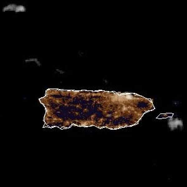 météo tropicale : Image satellite .