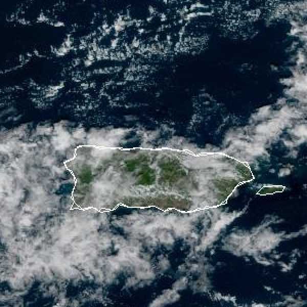 météo tropicale : Image satellite .