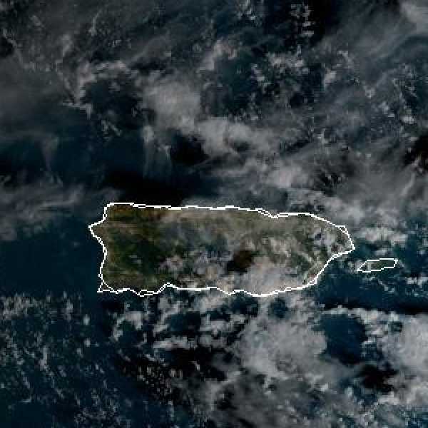 météo tropicale : Image satellite .