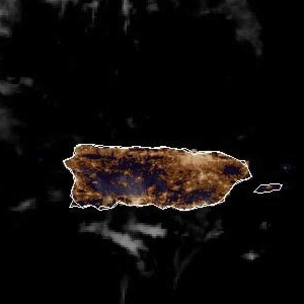météo tropicale : Image satellite .