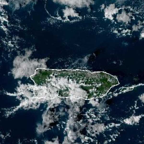 météo tropicale : Image satellite .