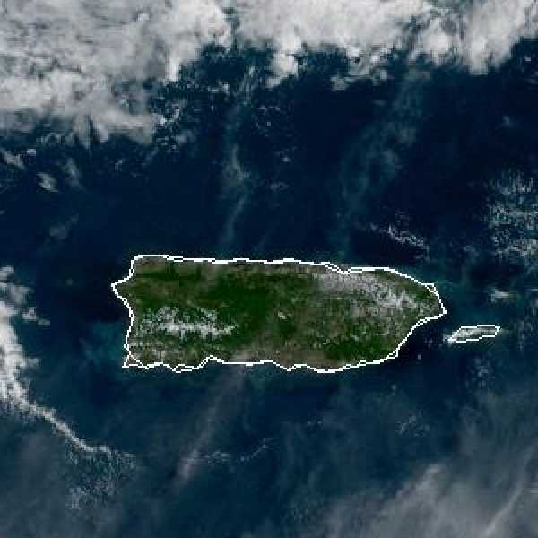 météo tropicale : Image satellite .