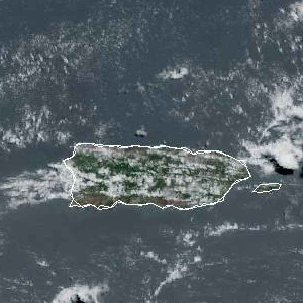 météo tropicale : Image satellite .