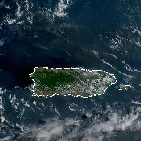 météo tropicale : Image satellite .