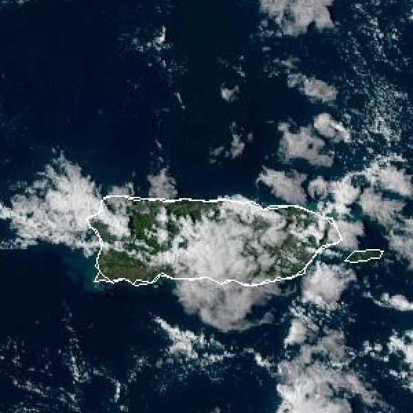 météo tropicale : Image satellite .