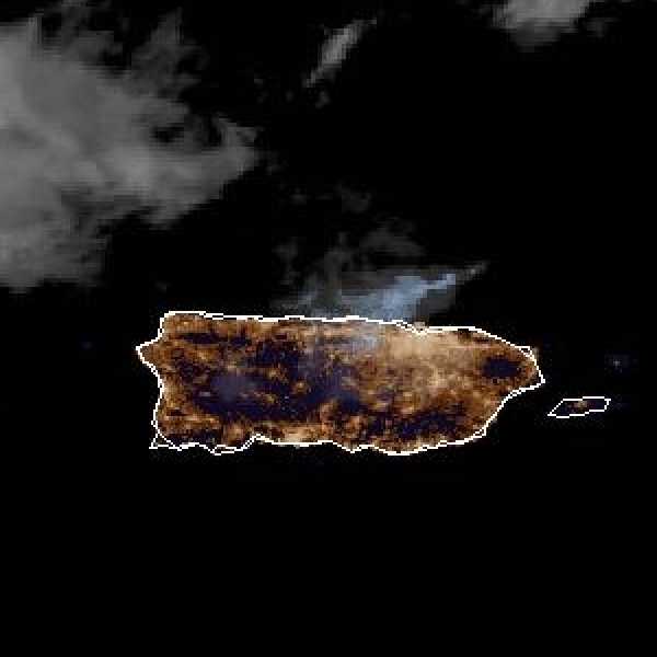 météo tropicale : Image satellite .