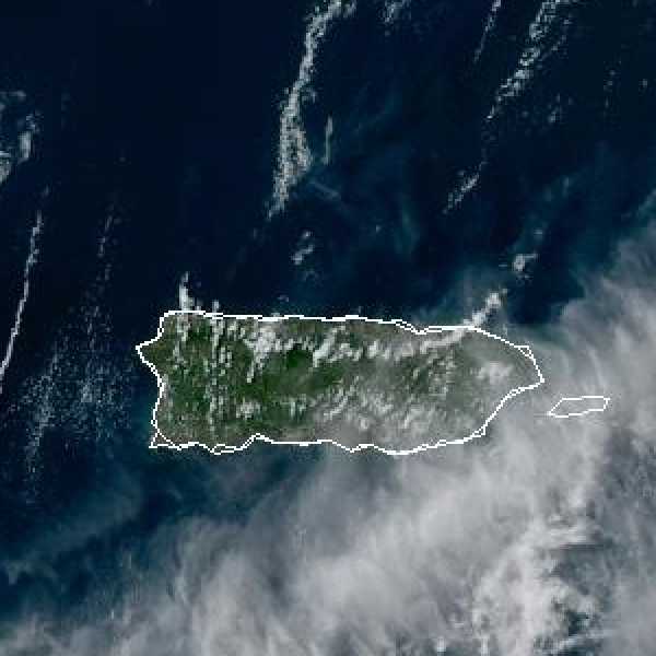 météo tropicale : Image satellite .