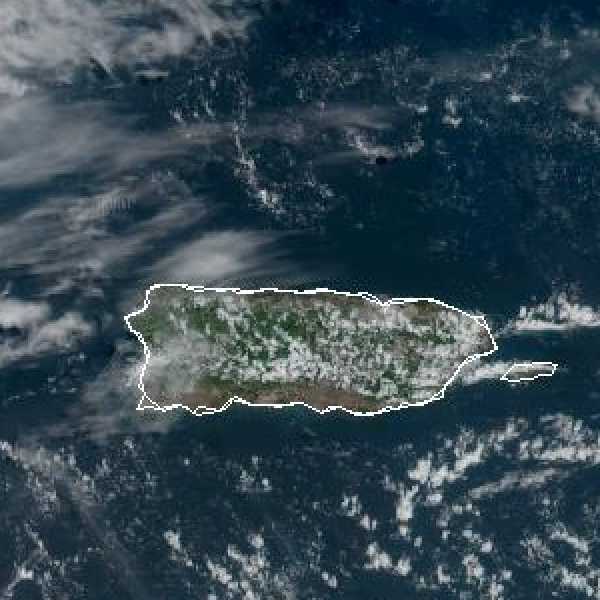 météo tropicale : Image satellite .
